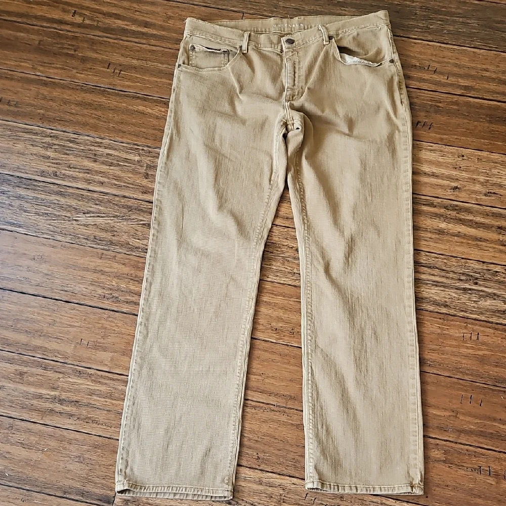 Men's Straight Fit Mercer Khaki Jeans Size 38 X 34 - Picture 2 of 9